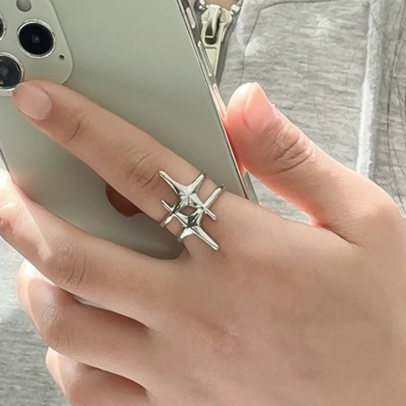 Adjustable Punk Star Ring