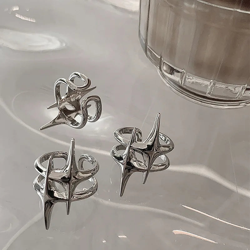 Adjustable Punk Star Ring